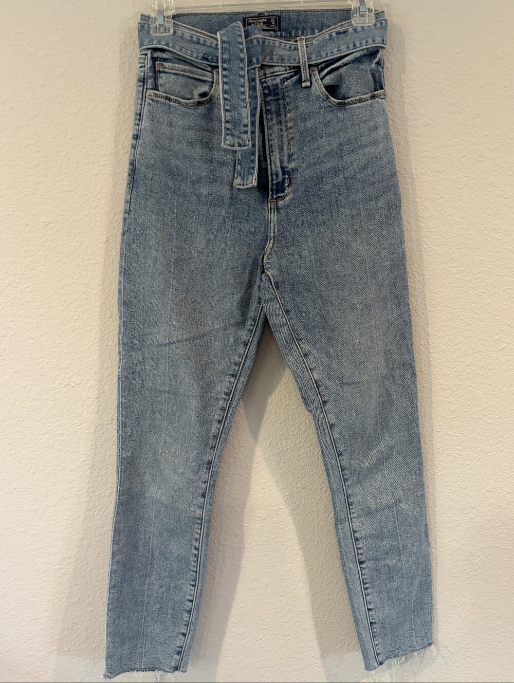 Abercrombie & Fitch Womens Classic Ultra High Rise Super Skinny Ankle Jeans 4 27